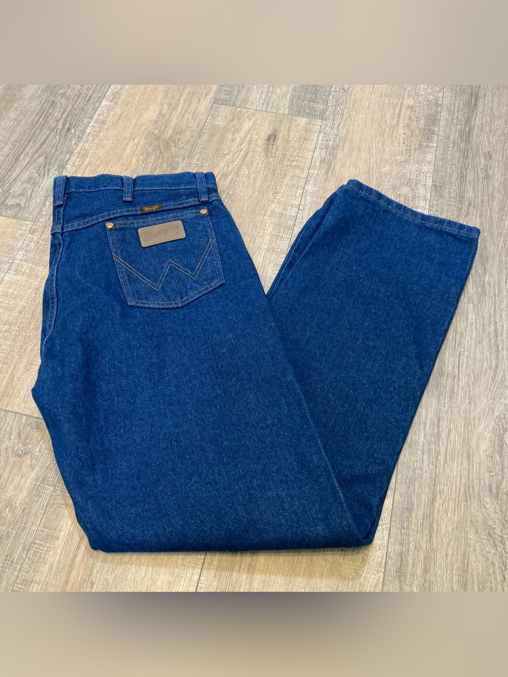 Wrangler Cowboy Cut Dark Wash Sz 35 X 32 Mens Denim Jeans 13MWZPW NEW